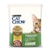 Сухой корм Cat Chow® для стерилизованных кошек и кастрированных котов, с высоким содержанием домашней птицы, Пакет