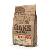 Oaks Farm Grain Free Kitten беззерновой сухой корм для котят, (лосось)