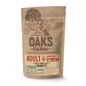 Oaks Farm Grain Free Adult Cat Беззерновой сухой корм для кошек (белая рыба)