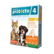 Neoterica Protecto Капли на холку для кошек, собак и кроликов до 4 кг